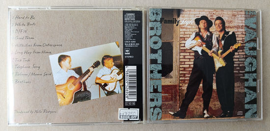 The Vaughan Brothers - Family Style (JAPAN 1990 CD аудио)