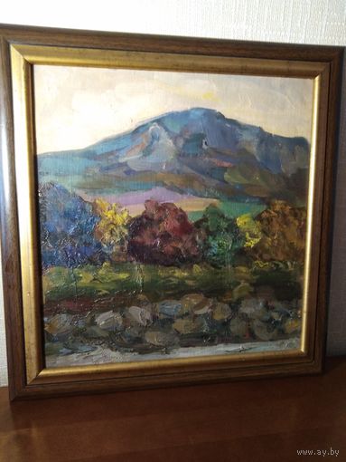 Картина маслом прошлого века