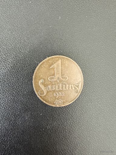 1 сантим 1932 года. Хорошее состояние. С 1 рубля