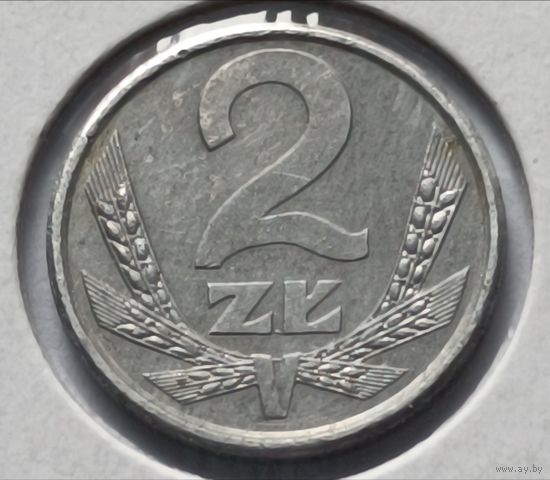 Польша. 2 злотых 1989 года. (*)