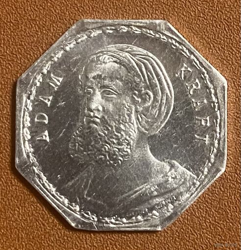 Германия Нюрнберг нотгельд 20 пфеннигов 1919 год. Адама Крафт трамвайный жетон