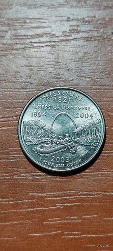 США Штаты и территории 25 центов (квотер) Миссури 2003