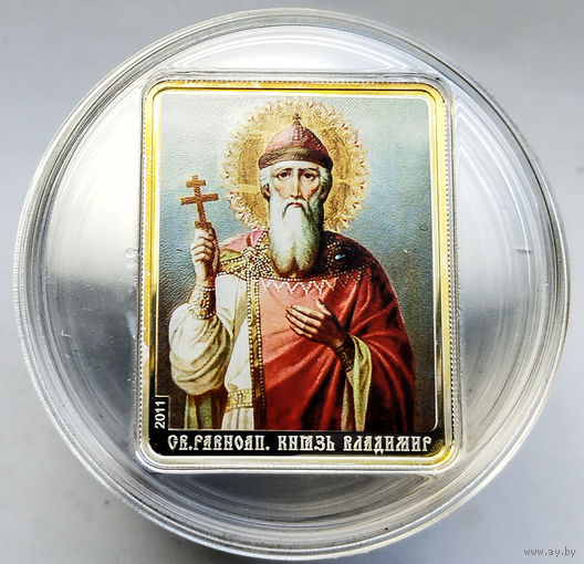 Острова Кука - Владимир. Святые покровители, 5 долларов 2011