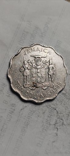 Ямайка 10 долларов 1999
