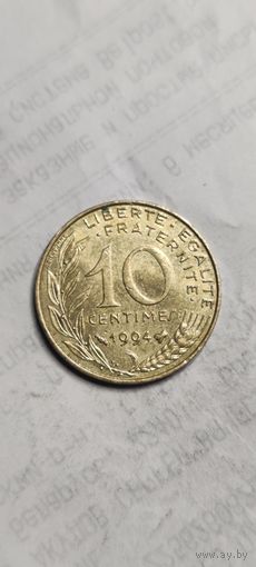 Франция 10 сентим 1994