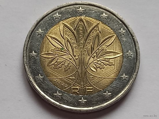 Франция 2 евро 2022 г.