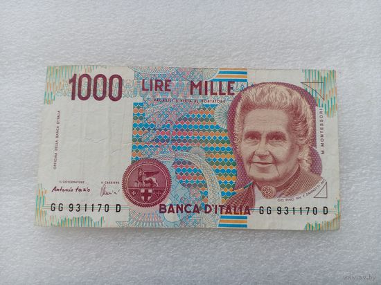 Италия 1000 лир