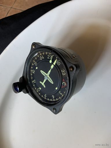 Оригинальный самолётный УК-1 , указатель курса самолёта -полностью рабочий! А цена от СОСТОЯНИЯ!!!