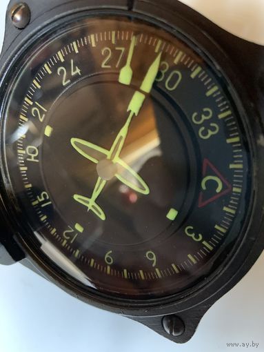 Оригинальный самолётный УК-1 , указатель курса самолёта -полностью рабочий! А цена от СОСТОЯНИЯ!!!