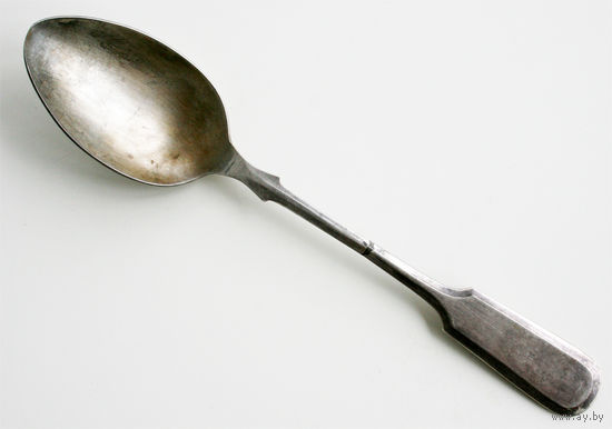 Ложка столовая, серебро 875 пробы. СССР, Мстёра, 1979