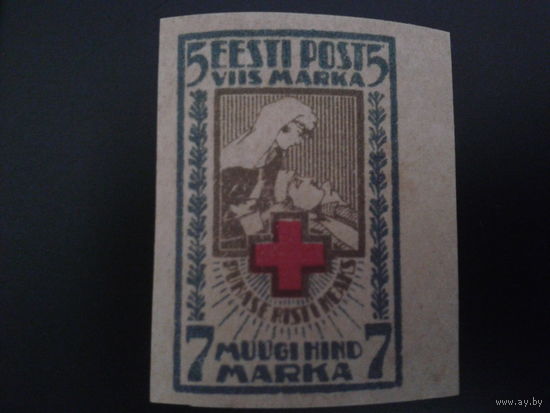 Эстония 1921 Кр. Крест без зубцов