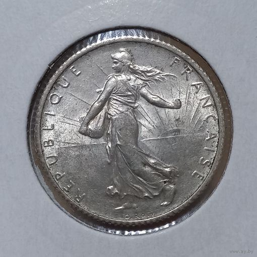 1 франк 1917 Франция UNC