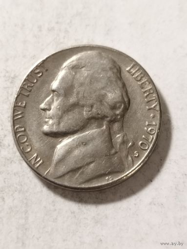 США 5 центов 1970 S