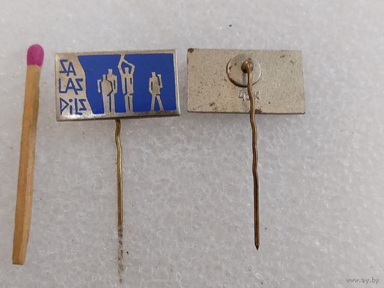 Знак. Детский концлагерь Саласпилс, 1941-1944. Латвия. тяжёлый. цена за 1 шт.