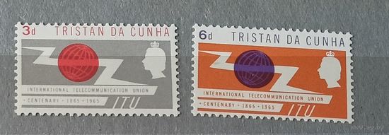 Тристан да Кунья 1965 Британский омнибус ITU-союз электросвязи полная серия, MNH