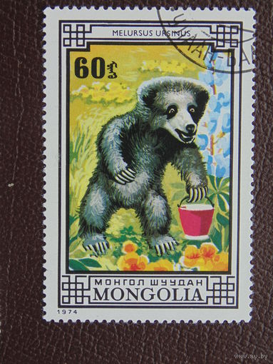 Монголия 1974 г. Фауна.