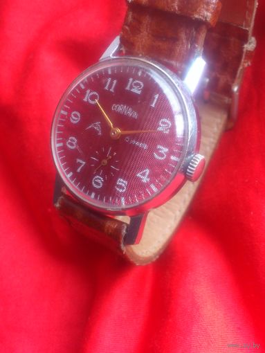 Часы CORNAVIN 2602 ПОБЕДА из СССР 1980-х РЕДКИЕ