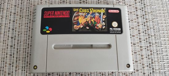 The Lost Vikings Super Nintendo SNES
