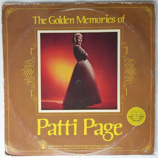 2LP Patti Page – The Golden Memories Of Patti Page / Pop, Folk, World, & Country, Vocal