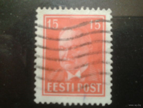 Эстония 1937 президент Паатс 15с