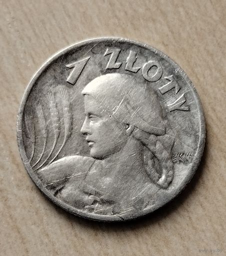 1 злот,Жница.