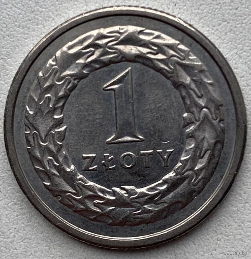 Польша 1 злотый 1991 г.