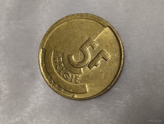 Бельгия 5 франков 1988