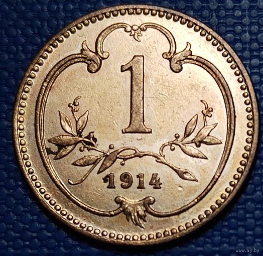Австрия 1 геллер 1914 г.