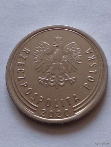Польша 1 злотый 2020 г.