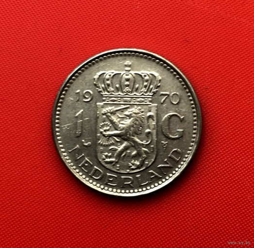25-04 Нидерланды, 1 гульден 1970 г.