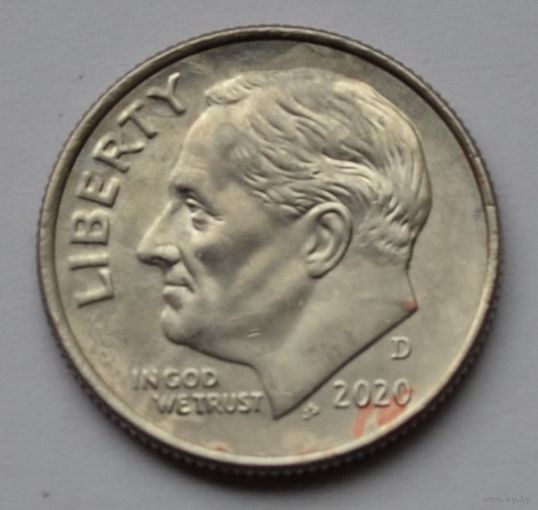 США, 10 центов (1 дайм), 2020 г. D
