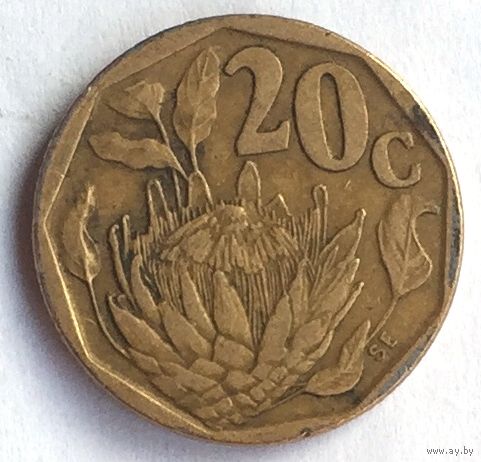 ЮАР, 20 центов 1992