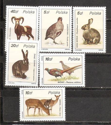 ФФ1 Польша 1986 Фауна