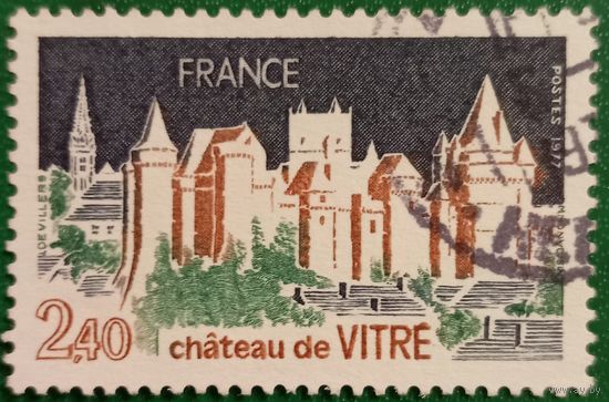 Франция 1977. Архитектура. Chateu de Vitre
