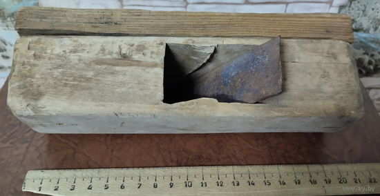 Рубанок старинный ГАЛТЕЛЬ-2. Найдено на Мстиславщине.