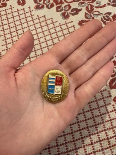 Таганрог 1698 ЗНАЧОК С РУБЛЯ