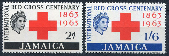 Ямайка 1963** Красный крест, серия 2 марки