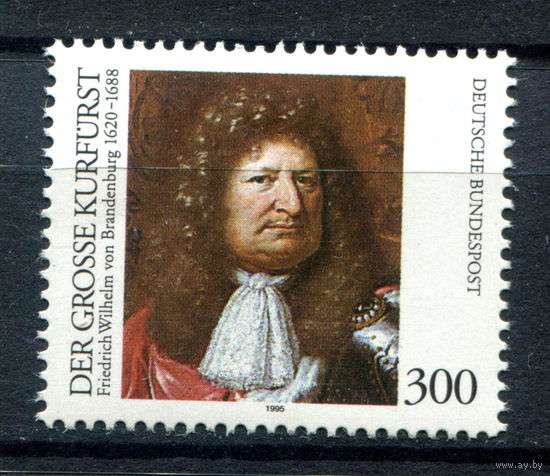 Германия - 1995г. - Курфюрст Фридрих Вильгельм I - полная серия, MNH [Mi 1781] - 1 марка