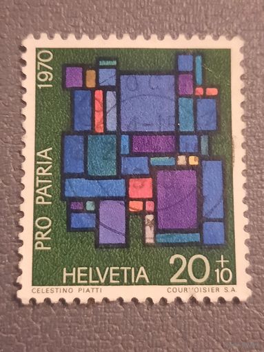 Швейцария 1970. Архитектурная композиция: мозайка