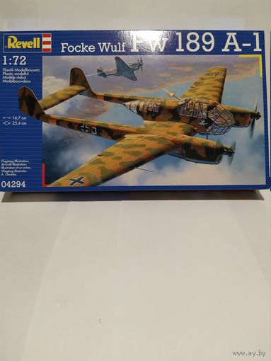 Сборная модель самолет Focke-Wulf Fw 189 A-1 артикул  04294 , Масштаб 1:72