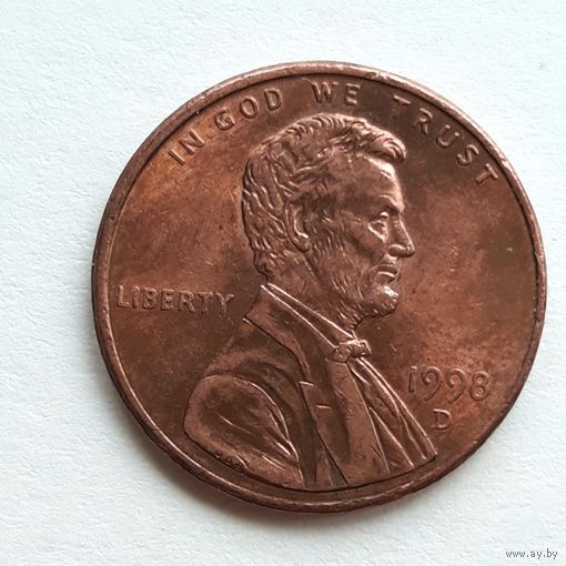 США. 1 цент 1998 г. "D"
