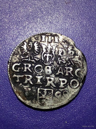 3 гроша ВКЛ и Речь Посполитая 1598 год.