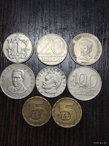 Лот монет Польши.