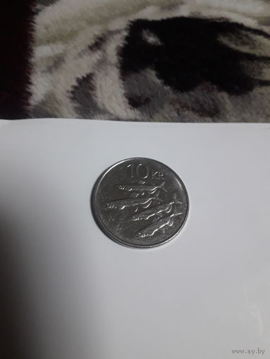 ИСЛАНДИЯ 10 крон 2006 год
