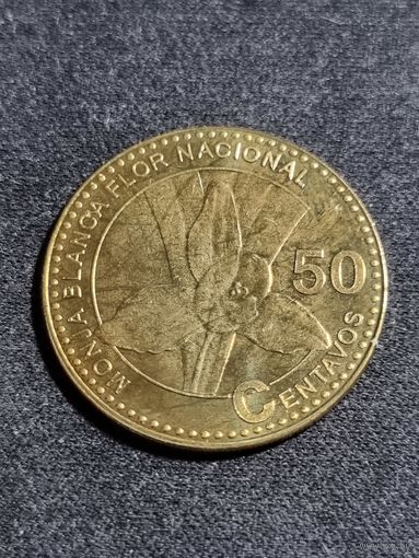 Гватемала 50 сентаво 2012 Unc