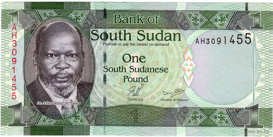 Южный Судан, 1 фунт обр. 2011 г.