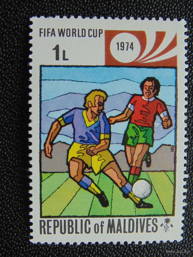 Мальдивы 1974 г. Спорт.