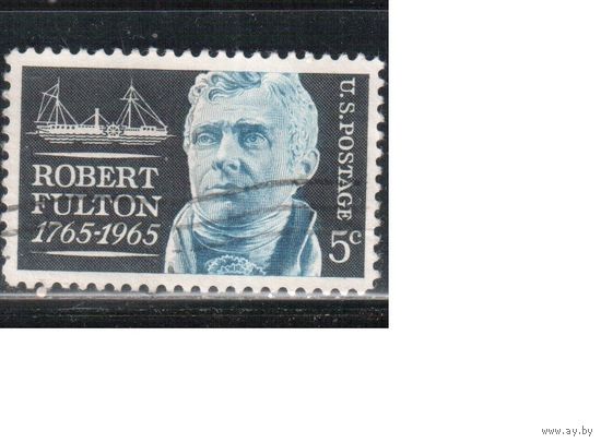 США-1965, (Мих.886) , гаш. , Личности, Корабль(одиночка)