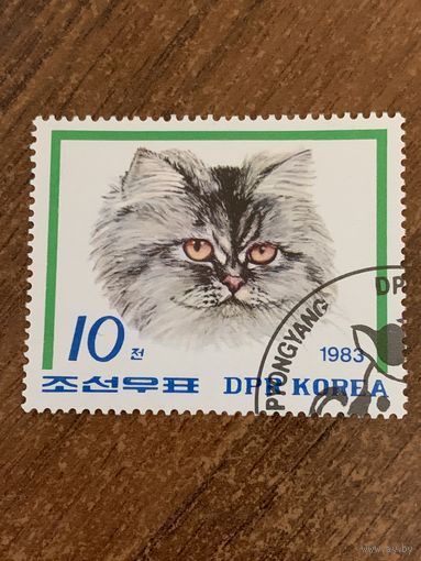 КНДР 1983. Породы кошек. Марка из серии