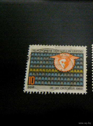 ГДР 1969 36-м Конгрессе ufi